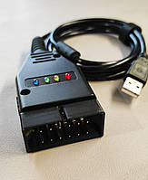 USB K-Line адаптер (GM12) FTDI професійний, підтримка Двигуна, ABS, Airbag.
