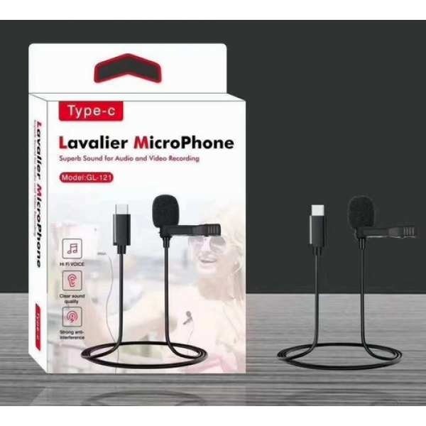 Мікрофон петличний lavalier GL-121 Type-C