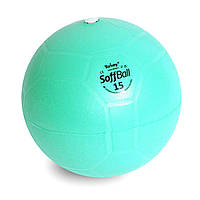 М'яч 15 см для пілатесу Softball Maxafe зелений L 201