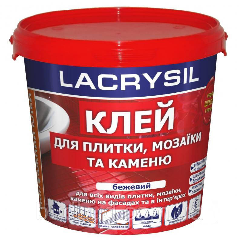 Клей для мозайки і плитки  Lacrysil 3 кг