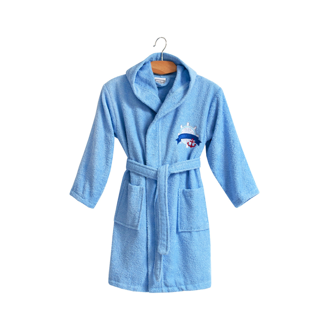 Халат дитячий Lotus - Marine 3-4 роки блакитний, фото 1