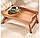 Бамбуковий столик-піднос з ручками, фото 7