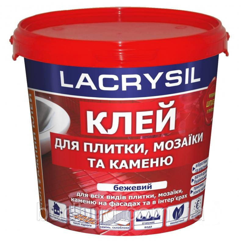 Клей для мозайки і плитки  Lacrysil 1,5 кг