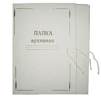 Папка на завязках картонная архивная 40 мкм