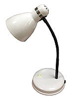 Настольная лампа металлическая на подставке LU-LN-4444 60W E27 белая TM LUMANO