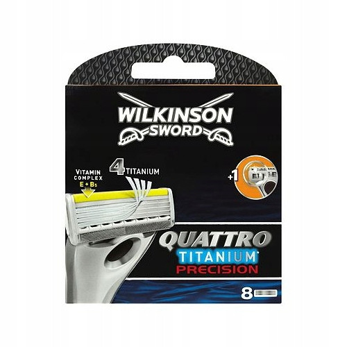 Змінні касети Wilkinson Sword Quattro Titanium Precision 8 шт. 01601