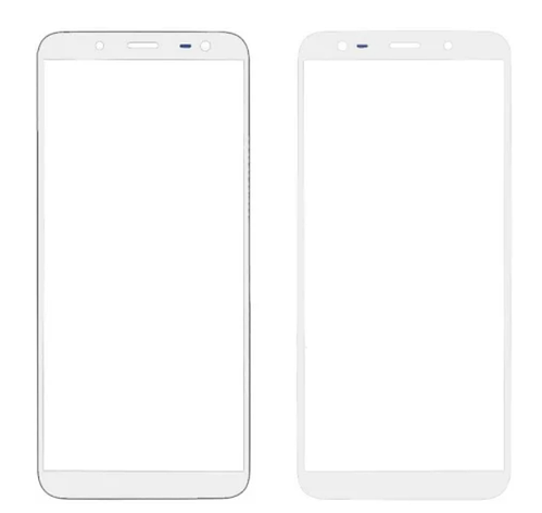 Скло (для ремонту дисплея) Samsung J600F Galaxy J6 (2018), біле, фото 1