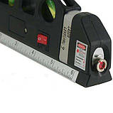 Лазерний рівень із вбудованою рулеткою LASER LEVEL PRO 3, фото 3