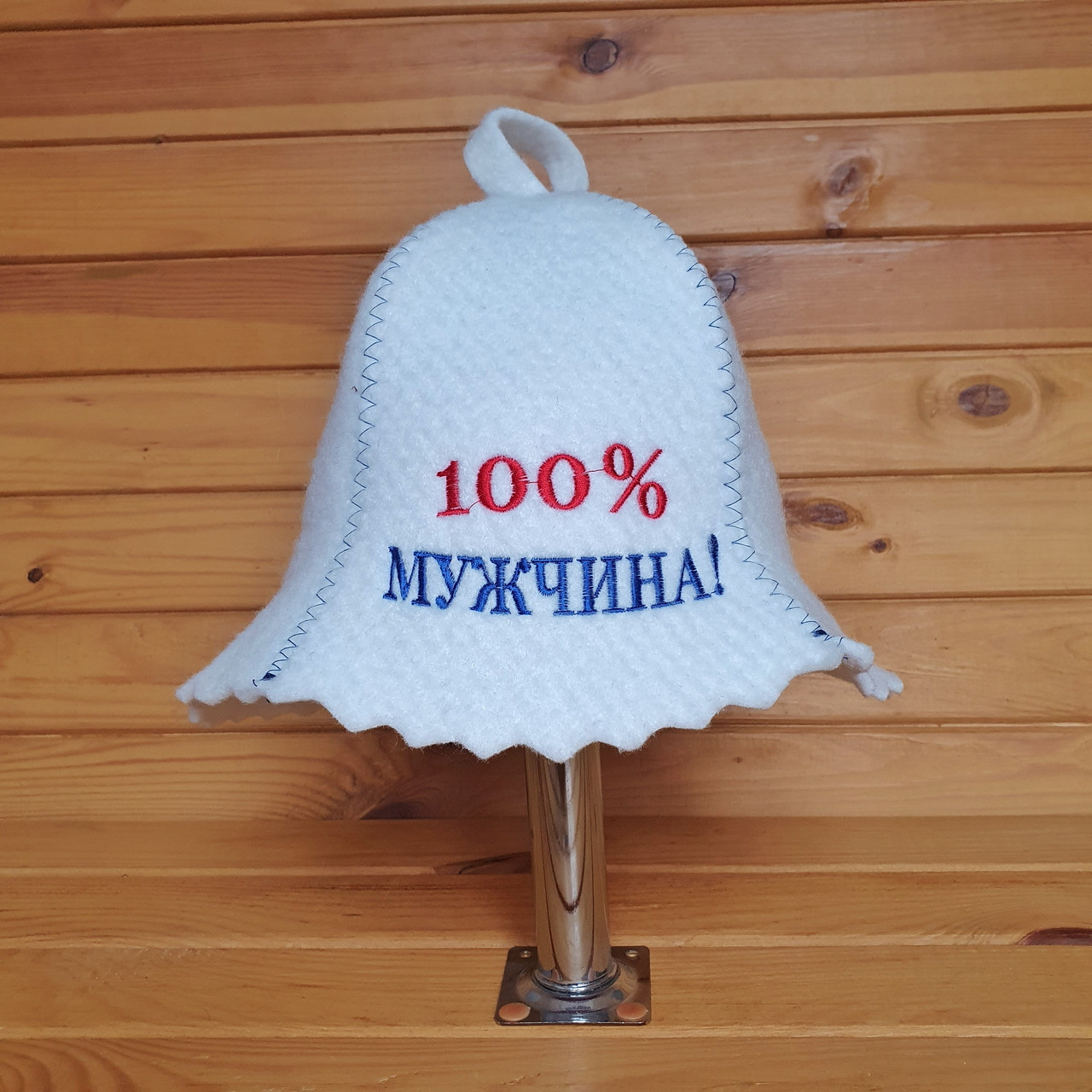 Шапка в сауну G "100% чоловік!"