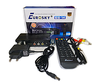 Комплект тюнер Т2 Eurosky ES-14 + активная антенна Eurosky ES-001