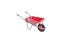 Тачка садово-будівельна Intertool — 65 л x 130 кг, x 1 колесо (3,5-8,0)