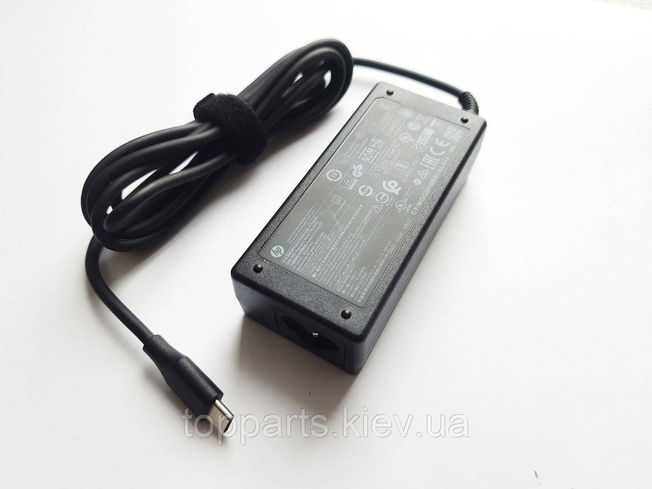 Блок живлення HP 45W TPN-CA01 15V, 3A + 12V, 3A + 5V, 2A, роз'єм USB type-C прямий [3-pin] ОРИГІНАЛЬНИЙ