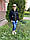 Бомбер жіночий котоновий на блискавці з капюшоном, фото 8
