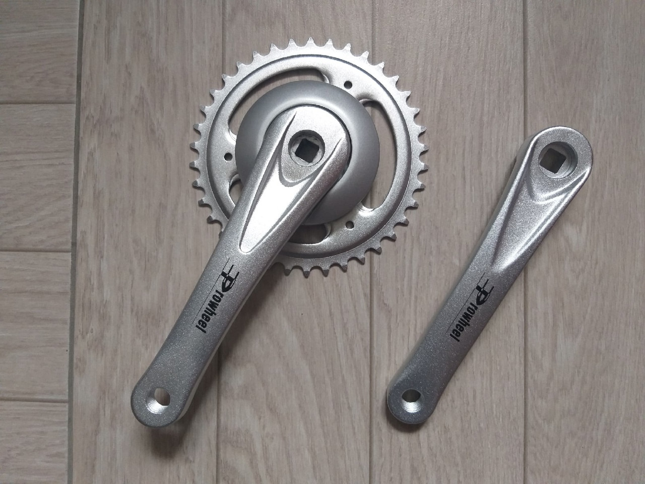 Шатуни Prowheel PRO-A38 алюмінієві під квадрат, 38 зубів
