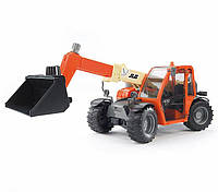 Погрузчик Bruder JLG 2505 Telehandler с телескопическим ковшом (02140)