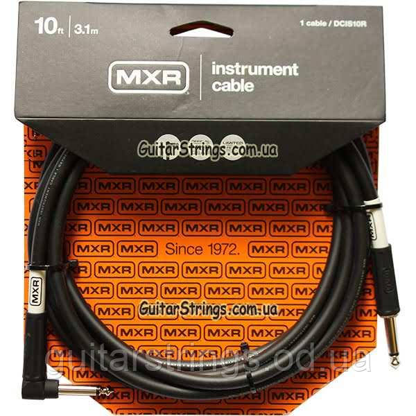 Кабель для гитары Dunlop DCIS10R MXR Instrument Cable 3m. Straight/Right