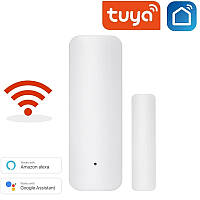 Беспроводной Wi-Fi датчик открытия / закрытия двери Tuya, поддержка Alexa, Google Home