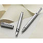 Ручка ролер Faber-Castell Ambition Stainless Steel, корпус матовий срібний, 148122, фото 6