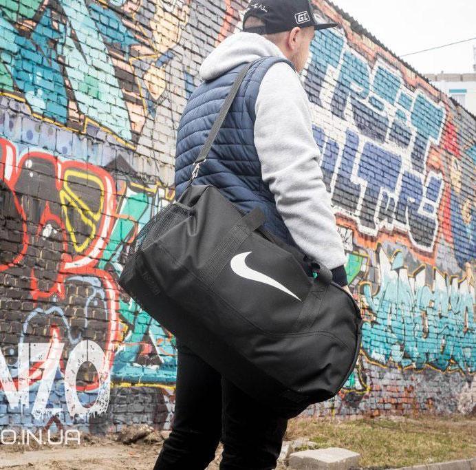 Спортивна чоловіча сумка NIKE HARD для тренувань і зали велика