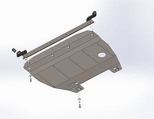 Захист радіатора, піддону картера та КПП автомобіль MINI COUNTRYMAN (2010-2016)