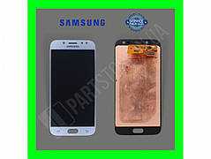 Дисплей Samsung J530 Silver J5 2017 (GH97-20738B) сервісний оригінал (переклеєне скло)