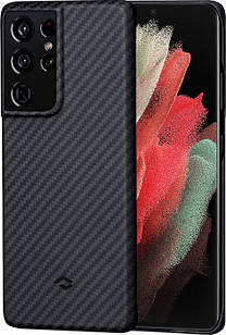 Чохол Pitaka Air Case for Samsung S21 Ultra SM-G998 - MagEz case Black / Grey