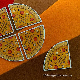 Піца на магнітах. Виготовлення магнітів довільної форми 1