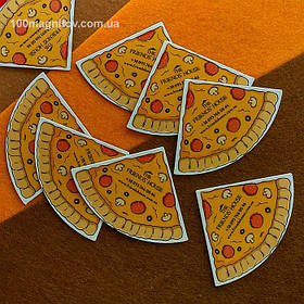 Піца на магнітах. Виготовлення магнітів довільної форми 4