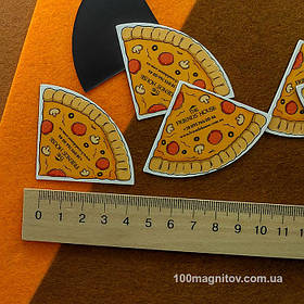 Піца на магнітах. Виготовлення магнітів довільної форми 7