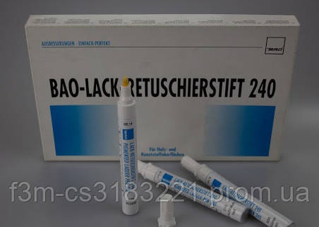 Ретуш BAO, акриловий маркер PIGMENTED LACQUER PEN 240: 18, колір - махонь темний, Made in Germany (код2620)