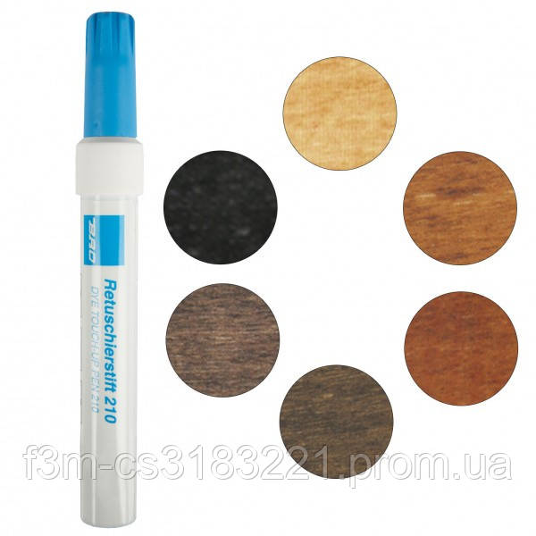 Ретуш BAO, маркер спиртовий DYE TOUCH-UP PEN 210: 499, колір - береза, клен, ясен, Made in Germany (код2772)