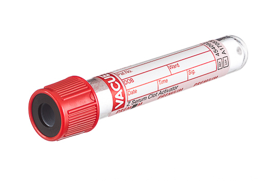 Пробірки вакуумні 9 мл, 16х100 мм, "VACUETTE", для сироватки, Clot Activator "PREMIUM", 50 шт.