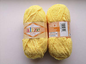 Пряжа для в'язання Alize Softy Алізе Софті колір 187 жовтий