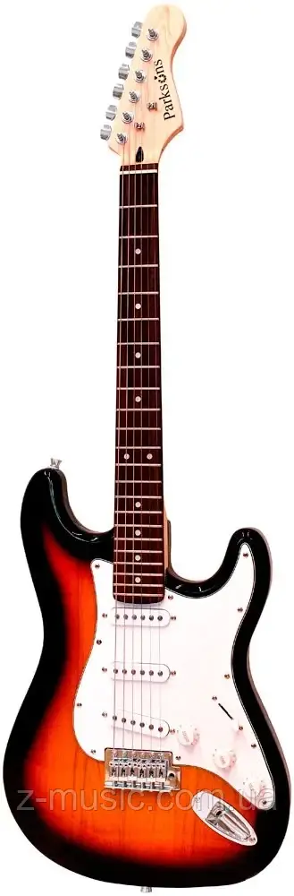 Електрогітара PARKSONS ST-150 (3-Tone Sunburst) + кабель 3 м, тремоло, ключі, медіатор