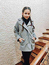 Пальто "букле" дитяче для дівчаток (зріст 134 і 140 см)