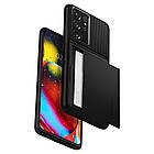 Чохол Spigen Slim Black Armor для Samsung Galaxy S21 Ultra, фото 3