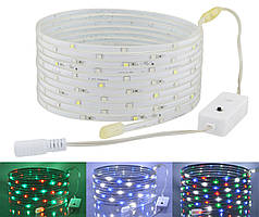 Світлодіодна стрічка гірлянда 3528 RGB 5 метрів (13895)