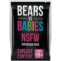 Настільна гра Exploding Kittens LLC Ведмеді проти Дітей: Блудне доповнення (Bears VS Babies: NSFW Expansion