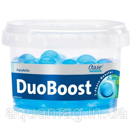 Гелеві кульки з ферментами та бактеріями Oase DuoBoost 2 см, 250 мл (на 20000 л) для ставка, озера, УЗВ, водойми, фото 2