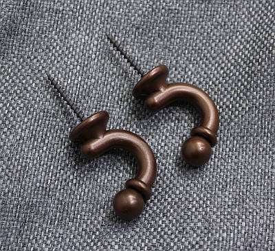 Гачки для підхватів матові. Колір коричневий. Код 011кр 83-008