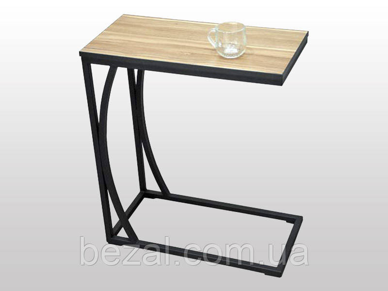 Кавовий столик у стилі Лофт 600х300х600 сосна атлант OL207/7, фото 1