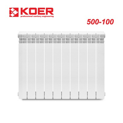Біметалевий радіатор KOER EXTREME 100 Bimetal-500