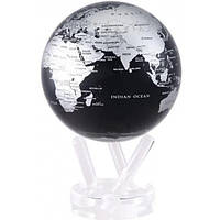 Гиро-глобус Solar Globe "Политическая карта" 11,4 см серебристо-черный