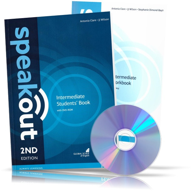 Speakout Intermediate, student's book + Workbook + DVD / Підручник + Зошит англійської мови