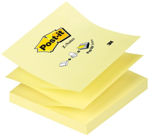 Стікери Post-it 3M Z-образні, 76x76 мм, 100 аркушів