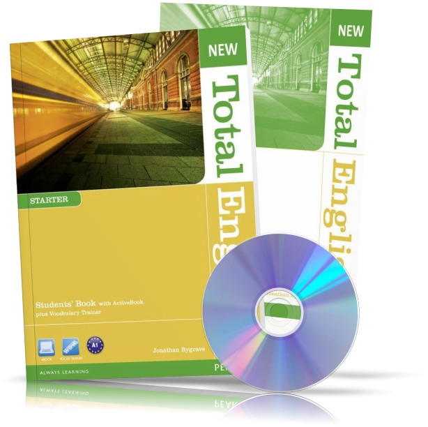 New Total English Starter, student's book + Workbook + CD / Підручник + Зошит англійської мови