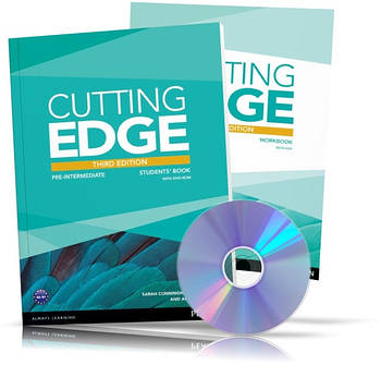 Cutting Edge Pre~Intermediate, student's book + Workbook + DVD / Підручник + Зошит англійської мови
