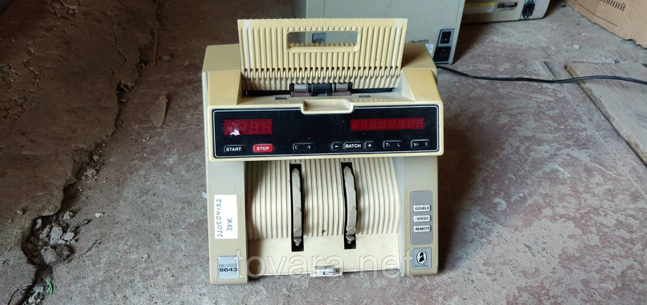 Лічильник банкнот De La Rue Brandt 8643 No 210504132