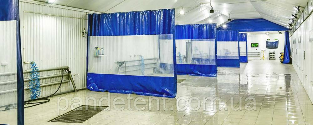 Прозорі перегородки для автомийки із ПВХ, фото 1