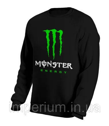 Світшот Monster Energy | чорна кофта